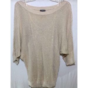 3/4 Sleeve Sweater(S) & Sequin Tank(XS) EXPRESS